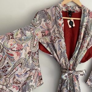 VICTORIA SECRET DESIGNER OPEN KIMONO ROBE